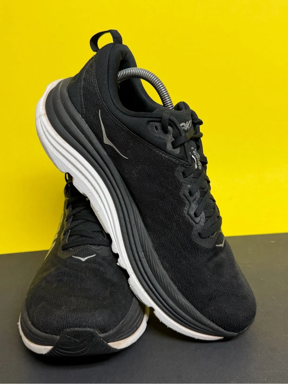 Hoka One One Gaviota 5 Mens Size 10.5D White Athletic Running Shoes
